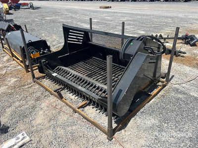 2026 GIYI GY-RP72 72 in Skid Steer Rock Picker (Unused)