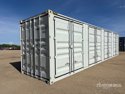 2026 40 ft High Cube Multi-Door Contenedor de almacenamiento