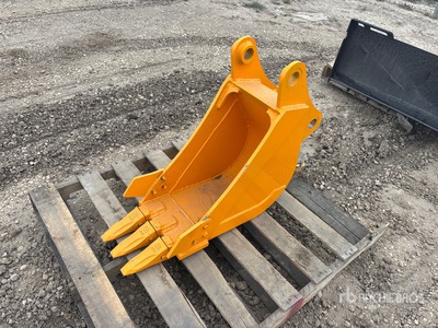2026 GIYI GY-BK 12 in Digging Mini Excavator Bucket - Fits Cat 307 (Unused)