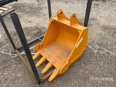 2026 GIYI GY-BK 24 in Digging Mini Excavator Bucket - Fits Cat 307 (Unused)
