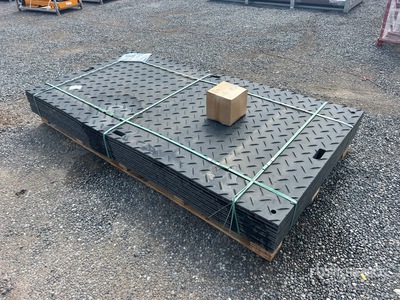 Quantity of 2026 SKLP SK-LJB12 4 Ft x 8 Ft Polyethylene Sheet Ground Protection Mats (Unused)