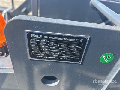2026 PROMECH FW80 Fifth Wheel Wrecker Attachment Autocarri - vari tipi (Unused)