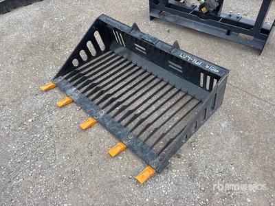 2026 GIYI GY-RB44 44 in Rock Mini Skid Steer Bucket (Unused)