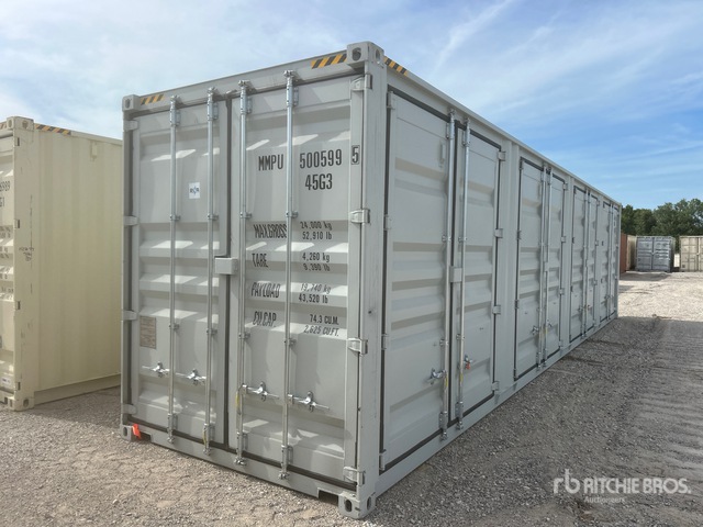 2026 40 ft High Cube Multi-Door Storage Container