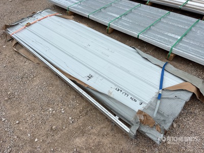 Quantity of (50) 2026 SKLP SK-XH50 10ft Galvalume Panels (Unused)
