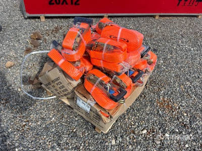 Quantity of 2026 SKLP SK003 2 in x 27 Ft Ratchet Straps (Unused)