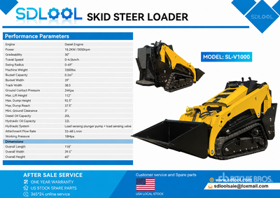 2026 SDLOOL SL-V1000 Compact Track Loader (Unused)
