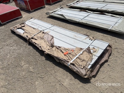 Quantity of (50) 2026 SKLP SK-XH50 3 ft x 10 ft Galvalume Steel Panels (Unused)