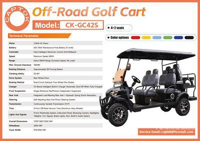 2026 Captok CK-GC42S Golf Cart (Unused)
