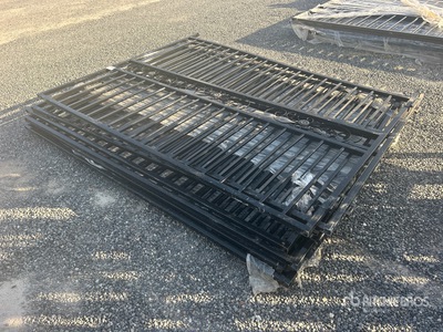 2026 SKLP SK-T20X 20 ft Bi-Parting Wrought Iron Puerta de entrada (Unused)