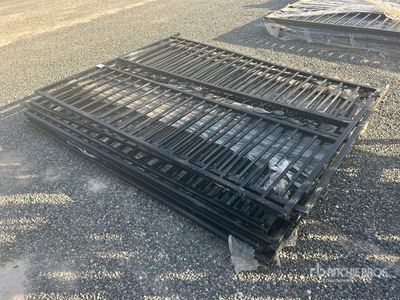 2026 SKLP SK-T20X 20 ft Bi-Parting Wrought Iron Puerta de entrada (Unused)