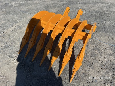 2026 GIYI 850 mm Rastrillo para excavadora - Fits Cat 305 (Unused)