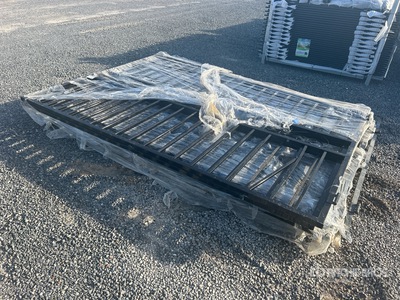 2026 SKLP SK-T20X 20 ft Bi-Parting Wrought Iron Puerta de entrada (Unused)
