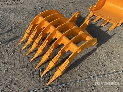 2026 GIYI 800 mm Fit to cat 305 teeth Excavator Rake (Unused)