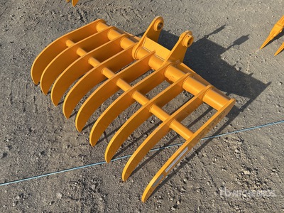 2026 GIYI 1050 mm Cat 307 Excavator Rake (Unused)