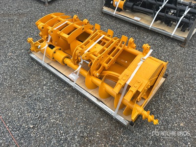 Quantity of (8) 2026 GIYI GYA-8  Mini Excavator Attachments (Unused)