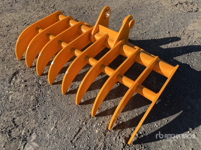 2026 GIYI 1100 mm Fit to cat 305 Excavator Rake (Unused)