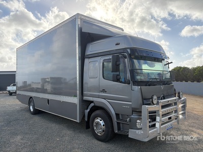 2018 Mercedes-Benz Atego 816 4x2 Car Hauler Van Truck
