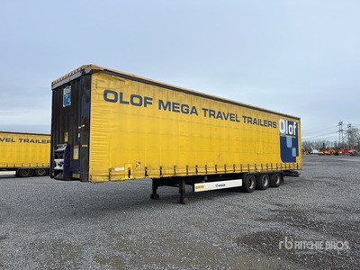 2015 Krone Mega Tri/A Curtain Side Trailer
