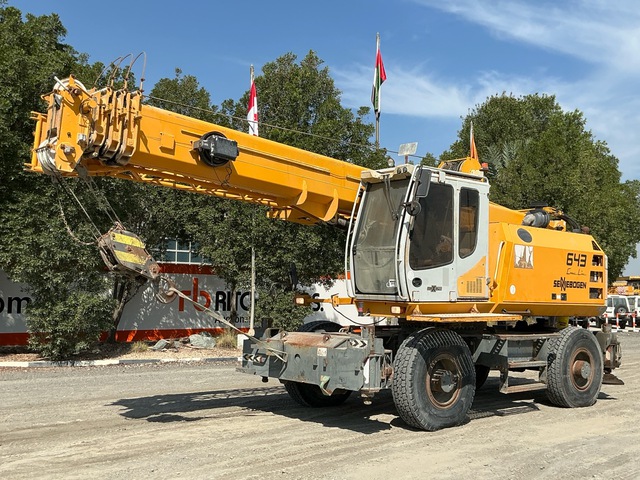 2008 Sennebogen 643 40 ton 4x4x4 Rough Terrain Crane