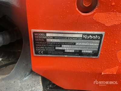 2022 Kubota KX161-3SZ Excavatrice sur chenilles