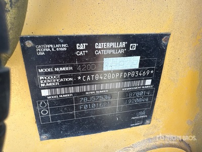 2001 Cat 420D Backhoe Loader