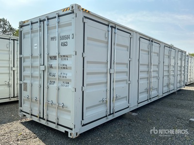2026 40 ft High Cube Multi-Door Storage Container