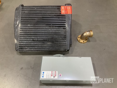 (4) Switch Enclosures, (1) Flange Elbow, (1) Air Cooler Charge & Assorted Items