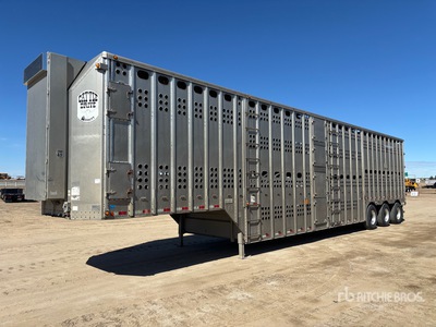 2007 Merritt 53 ft Tri/A Remolque para ganado