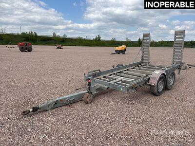 2013 Hubiere H212L 14CF T/A Remorque 2 Essieux Remorque pour équipement (Inoperable)