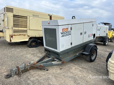 Wacker G-70 58 kW Mobile Generador