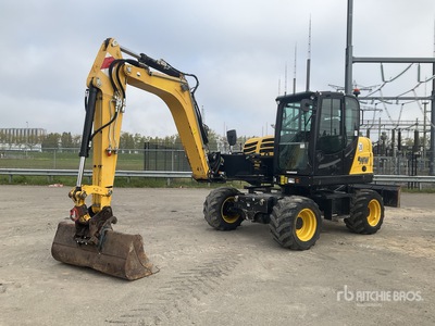2018 Yanmar B95W Wheel Excavator