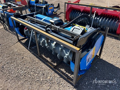 2026 Raytree RMDM72SS 72 in Drum Skid Steer Mulcher (Unused)
