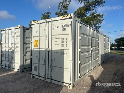 2026 40 ft High Cube Multi-Door Storage Container