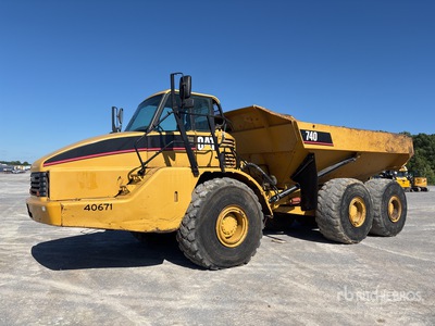 2008 Cat 740 Wywrotka przegubowa