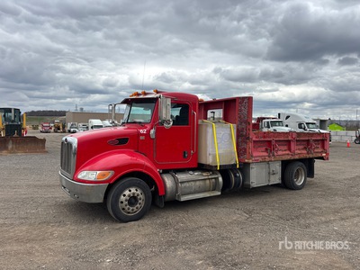 2013 Peterbilt 337 4x2 S/A Flatbed Dump Truck