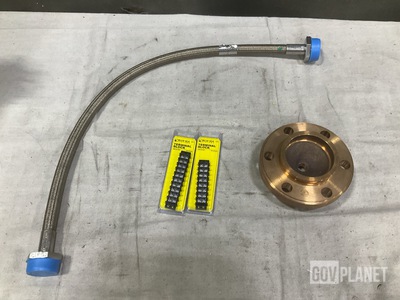 (5) Hose Assemblies, (3) Sediment Caps, (124) Blocks & Assorted Items