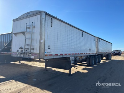 2011 Wilson DWH-550 29 ft Super B-Train Lead Remolque de granos