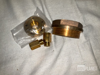 (1) Straight Pipe Adapter, (2) Fittings, (1) Valve Cap & Assorted Items