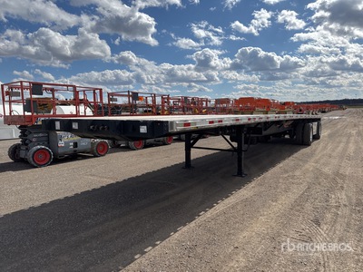 2015 Great Dane FLP002400048 48 ft T/A Spread Axle Pritsche Anhänger