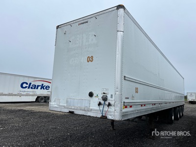 2012 Manac 53 ft x 102 in Quad/A Gesloten aanhangwagen