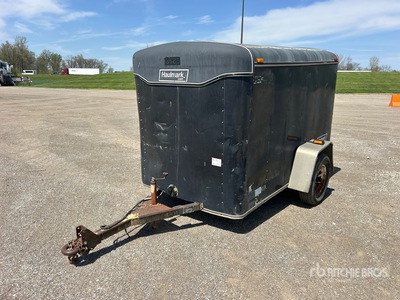 2002 Haulmark 8 ft S/A Enclosed Trailer