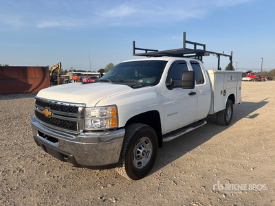 2013 Chevrolet 2500HD 2500 HD 4x4 Extended Cab Utility Truck