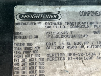 2011 Freightliner T/A Sleeper Truck Tractor