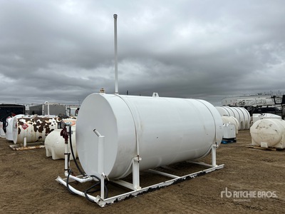 2500 gal Skid Mounted Steel Fuel Tank