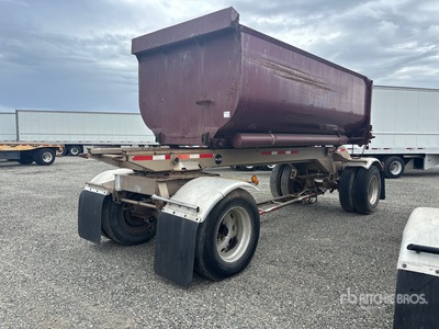 1992 Reliance 2/Axle Turntable Transfer Trailer