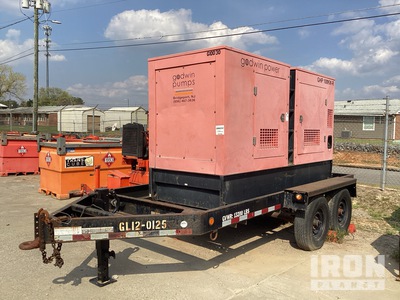 2005 Godwin GHP 100KW-R 100 kW Mobile Generator Set on 2014 T/A Trailer