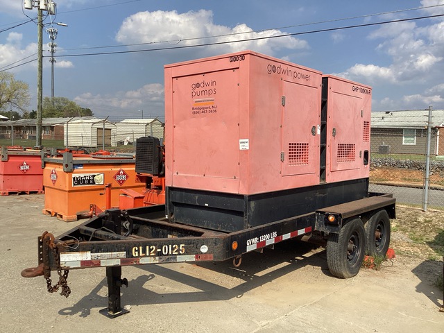 2005 Godwin GHP 100KW-R 100 kW Mobile Generator Set on 2014 T/A Trailer