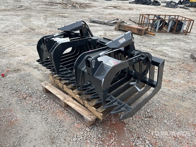 Stout 72 in Root Skid Steer Grapple (Unused)