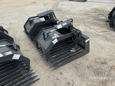 Stout 78 in Rock Skid Steer Grapple (Unused)